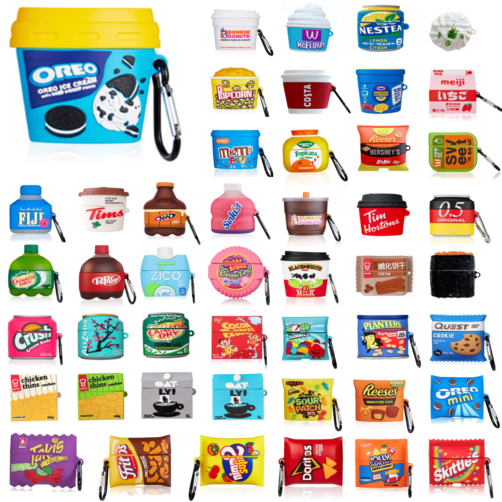 Модный силиконовый 3D чехол с баночками для напитков для Airpods 2 Pro, чехол для Apple Airpods 2 3 Pro, защитный чехол для наушников