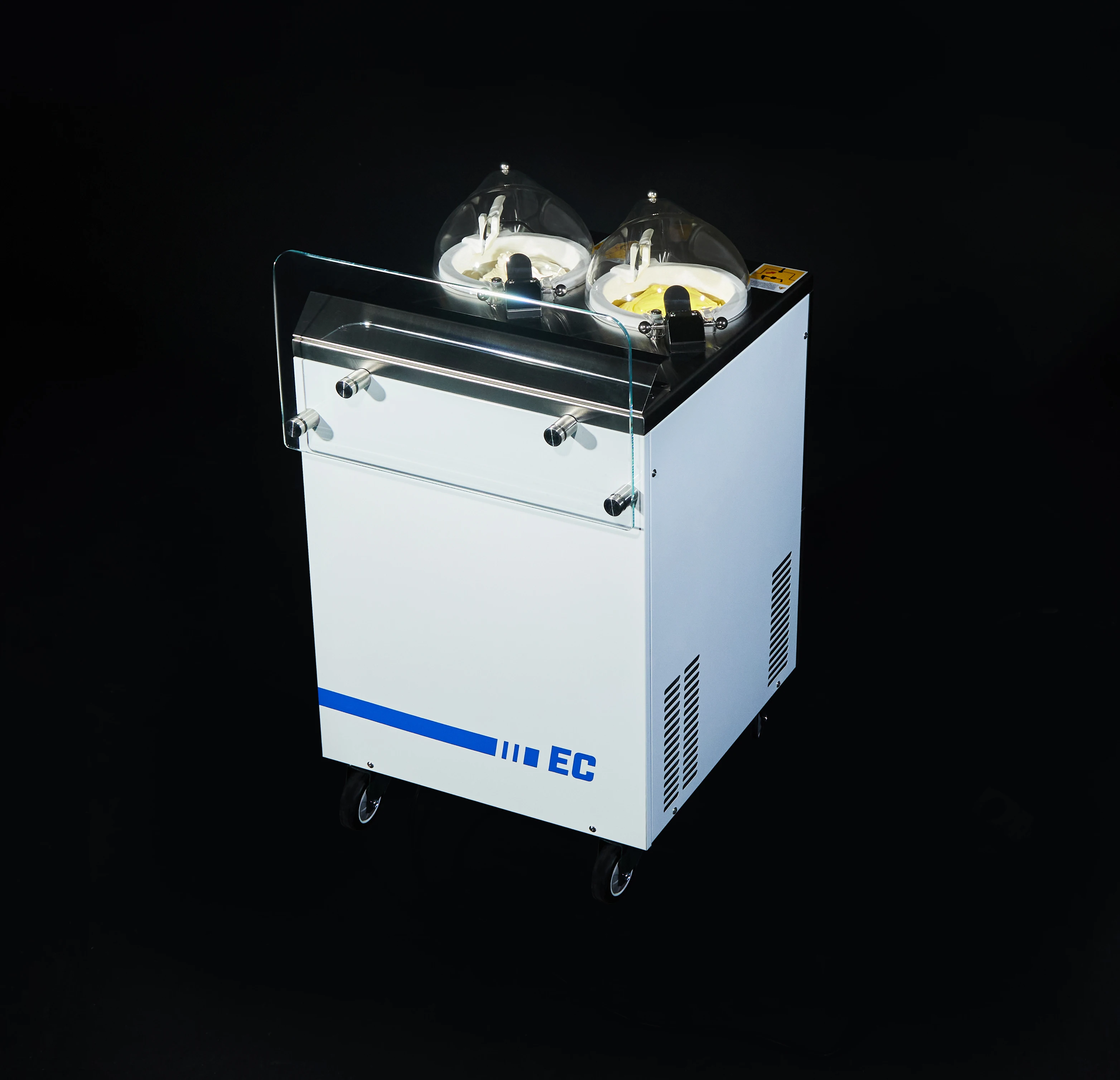 2 tubs commercial hard ice cream gelato machine Good quality low price NSF CE certificated limited budget but quality standards.