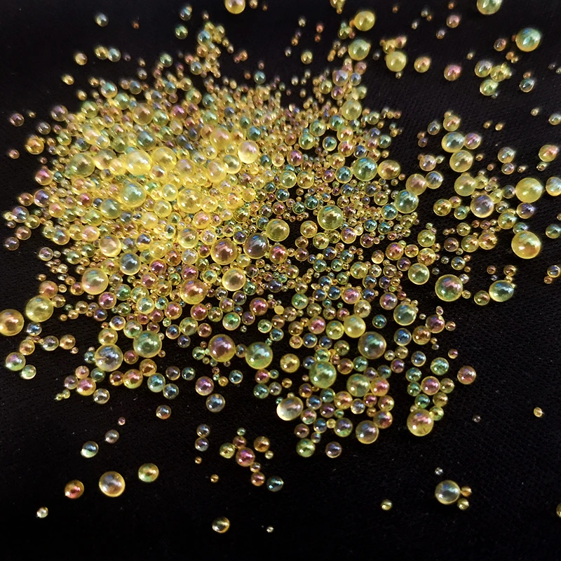 450g Micro Caviar Strass Glass Nail Beads Art 3D Decorations Micro Nail Caviar Pixie Crystals for Nails DIY