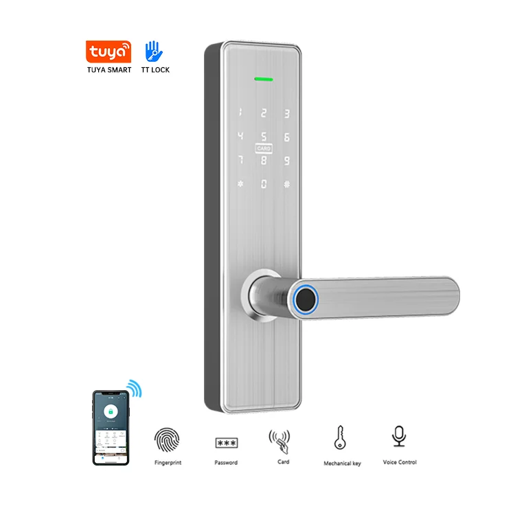 
Factory Direct Sale Smart Digital Electronic Home Fingerprint Door Lock 