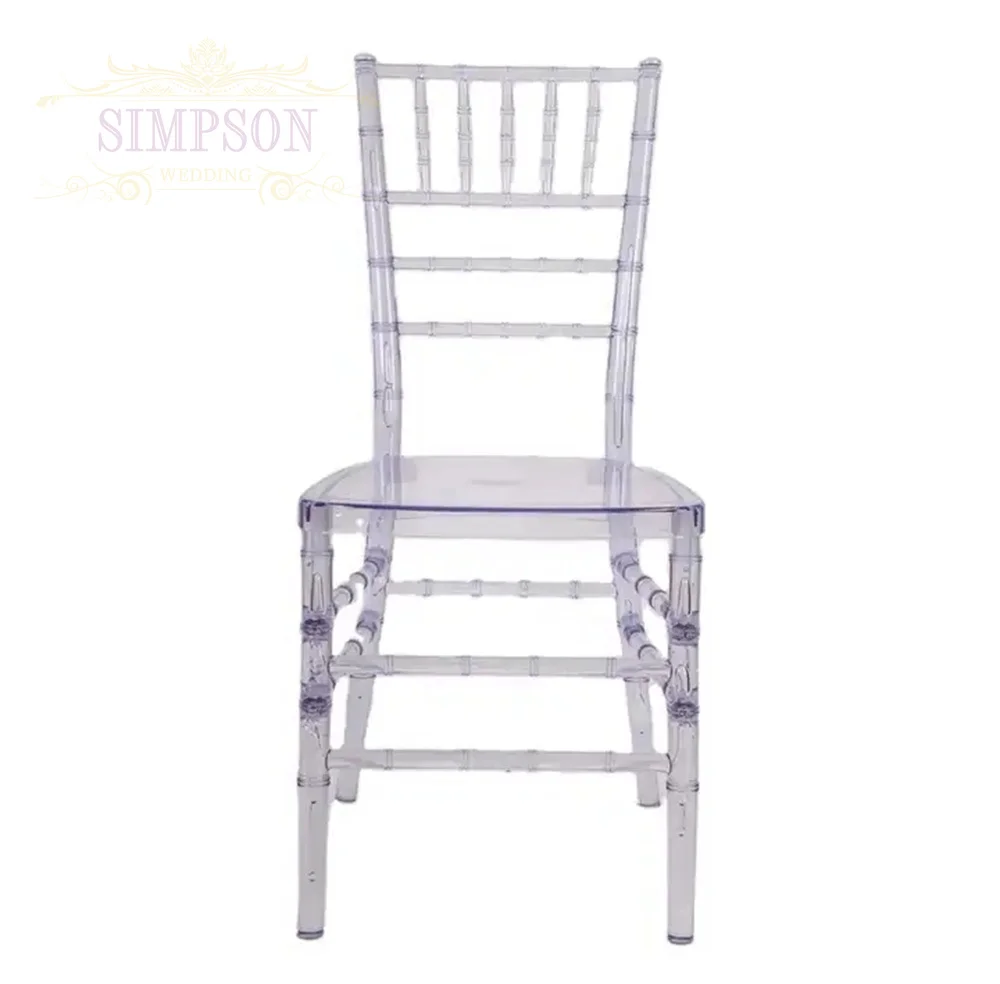 Disassembly Acrylic Wedding Chair Hotel Furniture Chairs for Transparent Party Wedding Chair