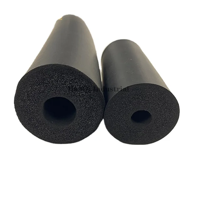 Safety Environment Friendly Froam Pipe Silicone Epdm nbr  Foam  Tube Sponge solid tube nbr foam tube Thermal insulation pipe