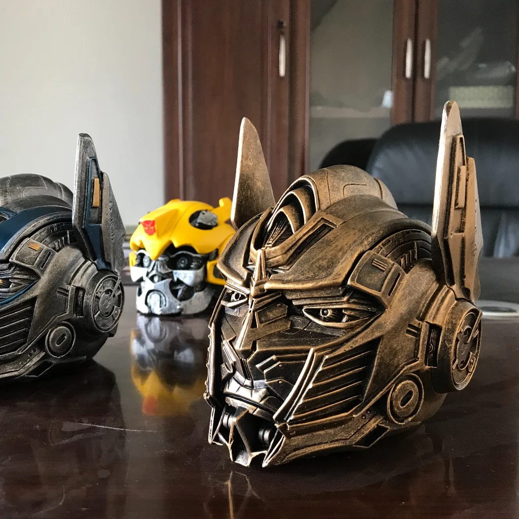 Creative Ashtray Anime personality flower pot ornaments send boyfriend gift Transformers Optimus Prime head ornaments