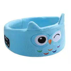 Soft Bluetooth Kids Animal Sleeping Headphone Eye Mask Earphone Voice Control For Home and Travel Children Headset