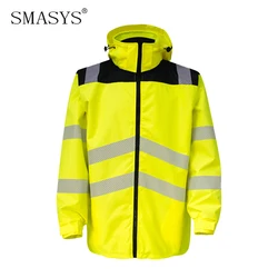 SMASYS Retail Windbreaker Outdoor High Visibility Safety Winter Workwear Jacket