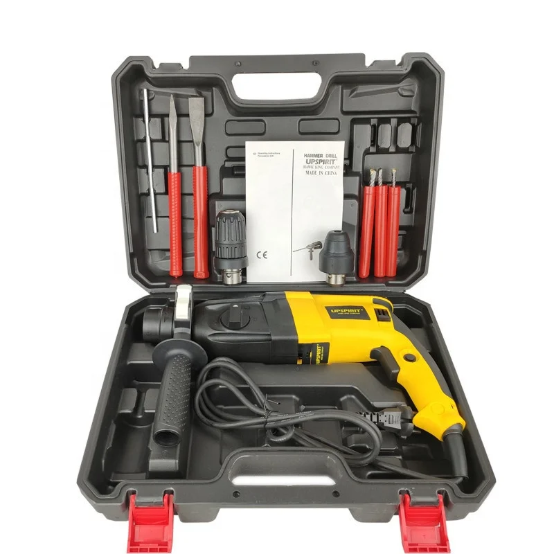 Best 800W 3 Functions Corded Rotary Hammer Drill Kit for Concrete