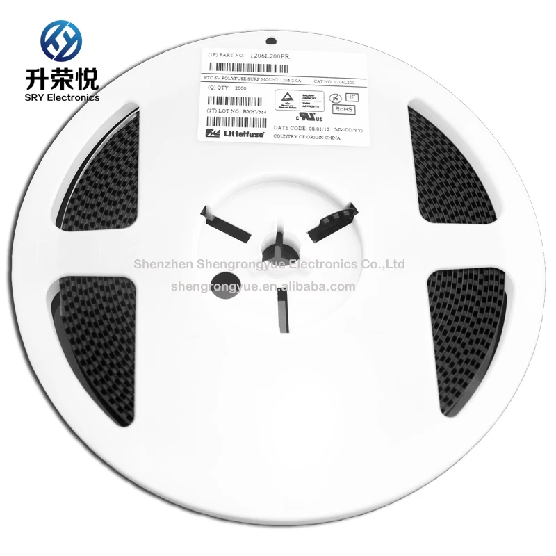 Littelfuse 1206L200PR SMD сбрасываемый предохранитель 2A 6 В 1206 PTC сбрасываемый предохранитель