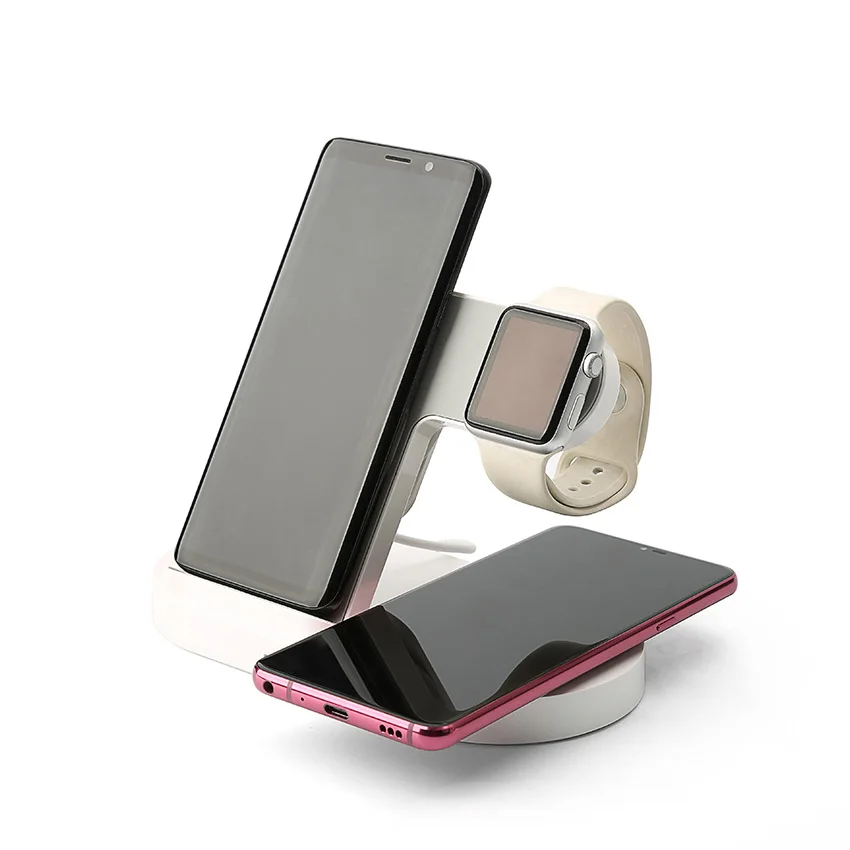 
2020 New Arrival 3 in 1 Wireless Charger QI Wireless Charger for iPhone 11/XR with CE FCC RoHs QI Certification 