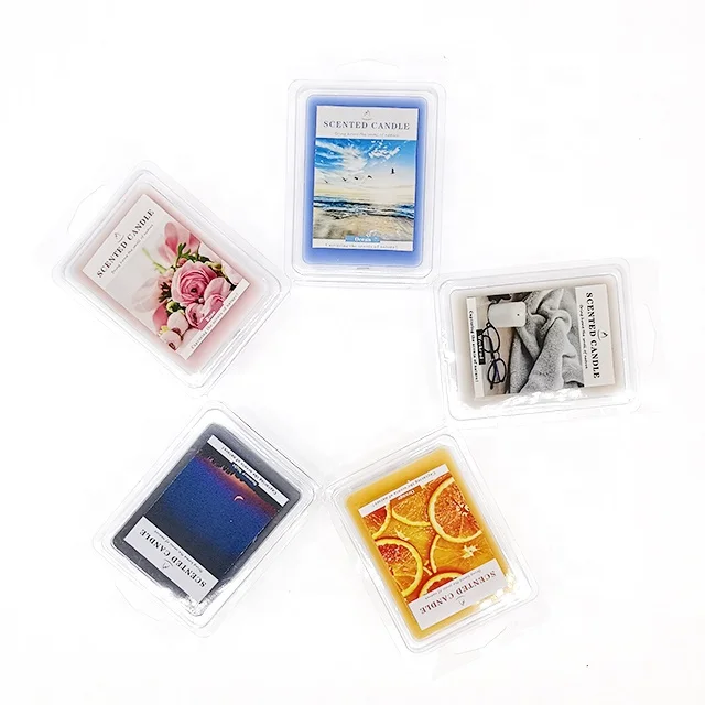 LXP01 Wholesale price scented soy candle wax block Wax Melt Clamshells Packaging