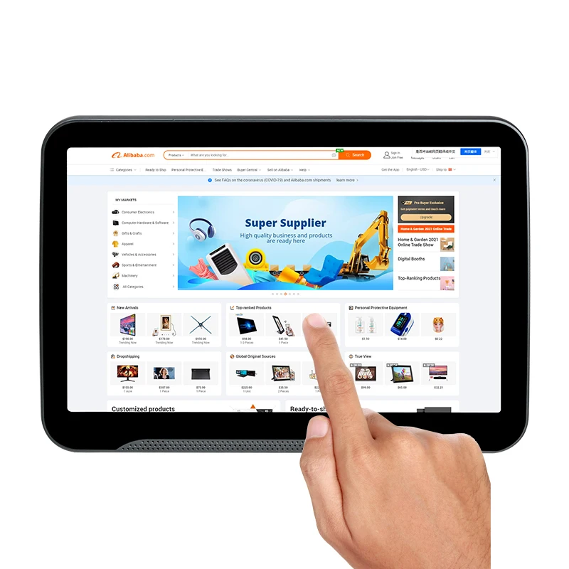 ODM OEM Поддержка USB C HDMI 10,1 дюймовый беспроводной автомобильный сенсорный монитор