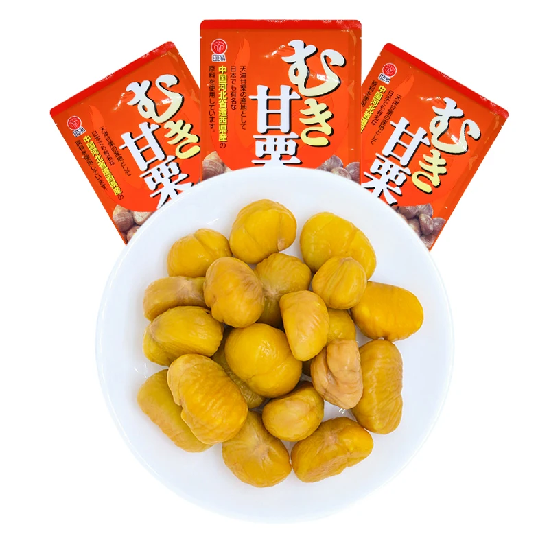 tangshan Organic roasted peeled chestnut snacks
