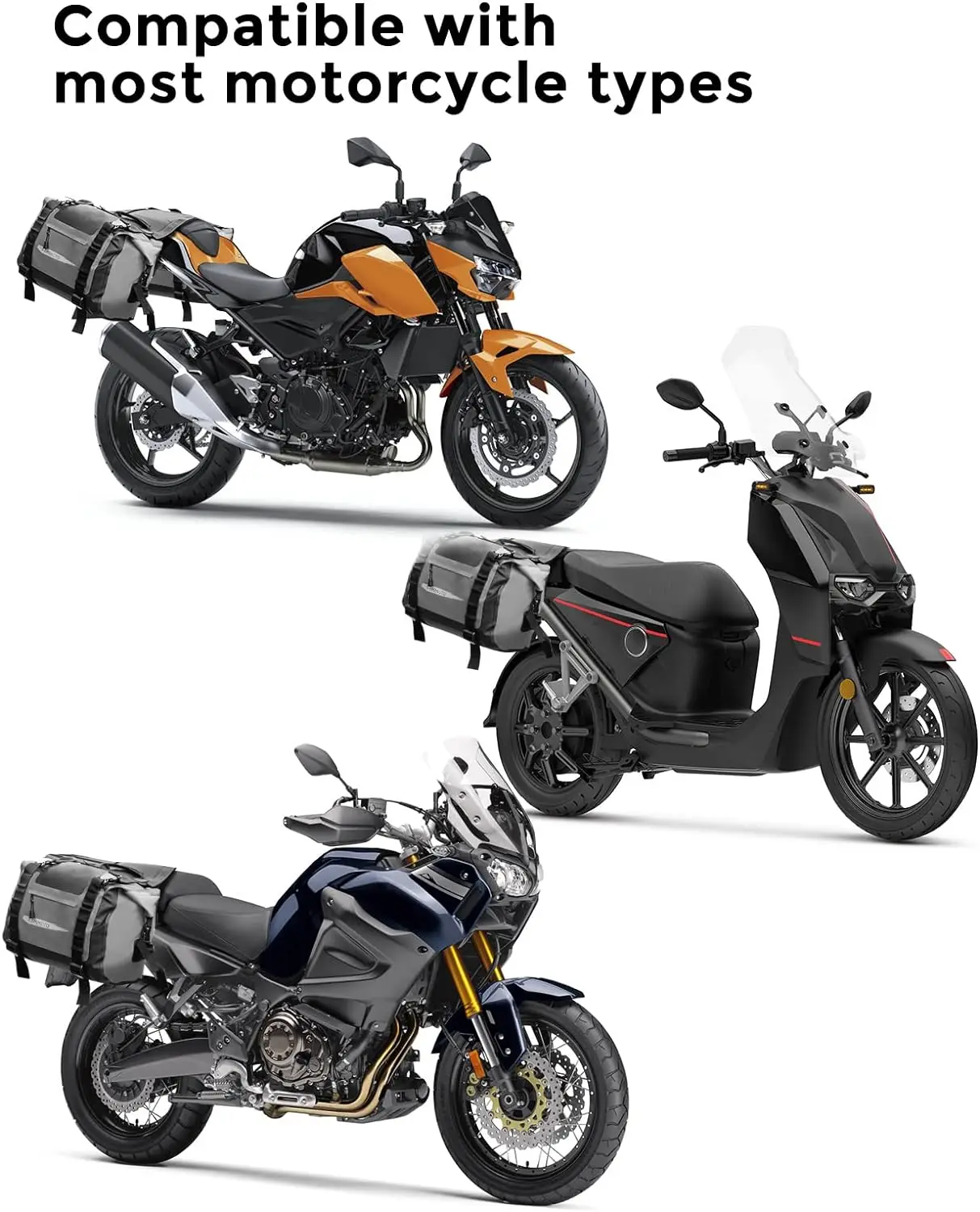 Waterproof Travel Side Pannier Rear Bag Motorcsike Saddle Duffel Tail Bag For Motorcycle Manufacturer Custom 30l High Quality