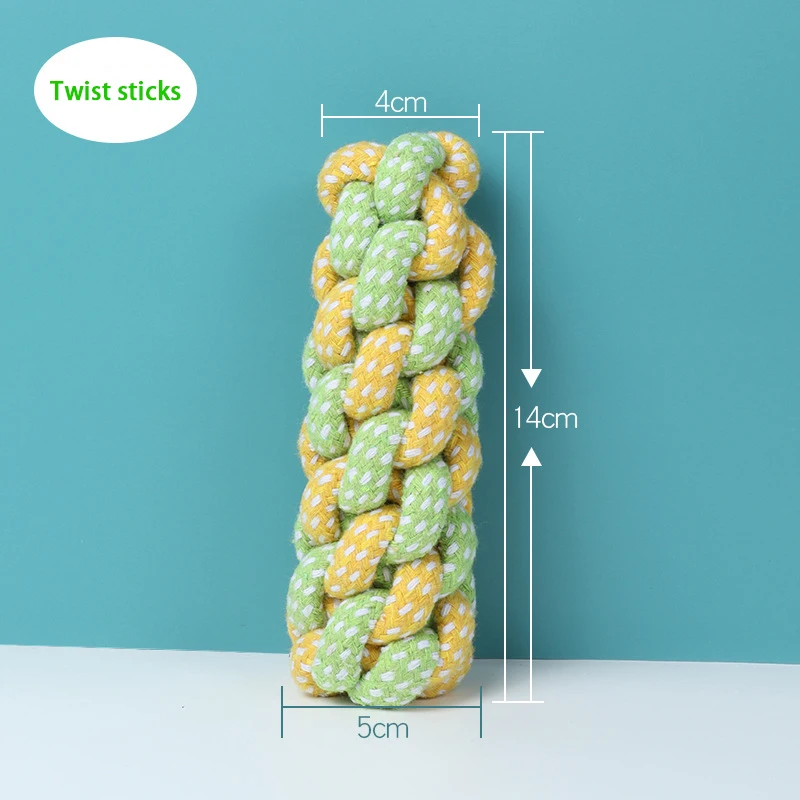 Pet Dog Chew Cotton Blend Rope Tug Playing Chew Toy Durable Big Dog Cotton Rope Toys large dog toy