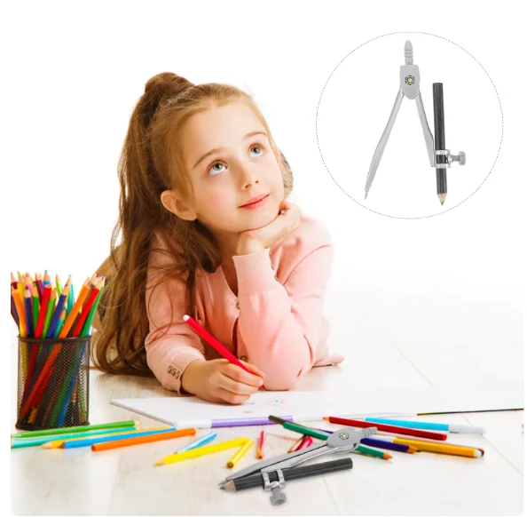 Drafting Drawing Math Teaching AIDS Science Students Kids Professional Drawing Tools Compass