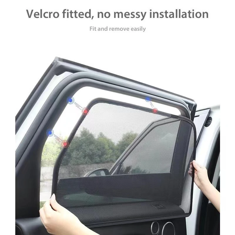 customized logo car insulation sunshade anti uv magnetic sunshades for cars side sun shade for NISSAN PATROL Alitima X-Trail