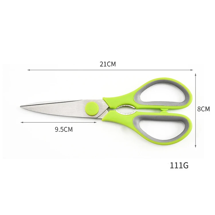 Hot Selling Kitchen Accessories Multifunctional Vegetable Scissors Chicken Bone Kitchen Tool Manual Scissors With Magnetic