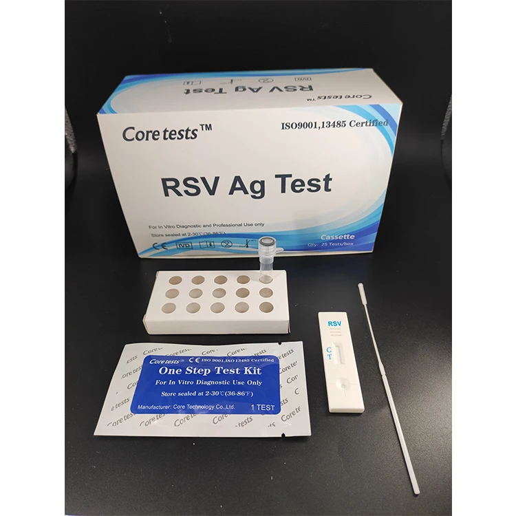 
One Step RSV Ag Test to aid in the diagnosis of RSV infection. 