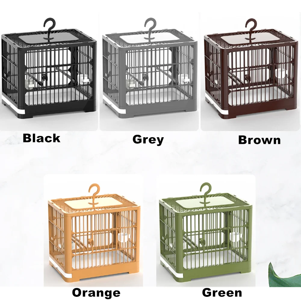 Birdcage Drawer-style plastic square cage luxurious villa for parrots suitable for finches specialized for home decoration