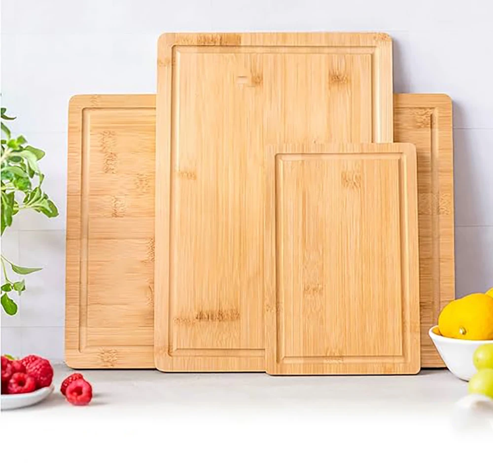 Thickened Cutting Board Bamboo Bulk Wood Cutting Board Cutting Board for Laser Engraving Wedding Housewarming Gift
