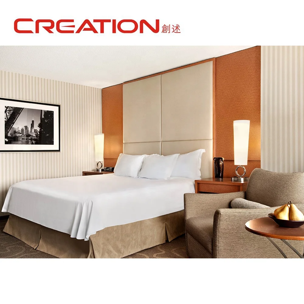 Foshan Apartment Furniture Factory Custom Made Modern 5 Star Hotel Furniture Bedroom Sets