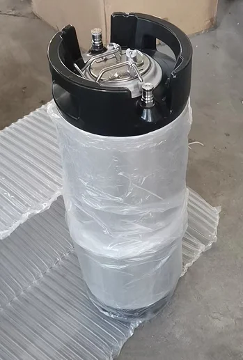 5 Gallon 2.5 Gallon Stainless Steel Cornelius Keg Black Handle Corney Keg For Beer and Coffee Packaging