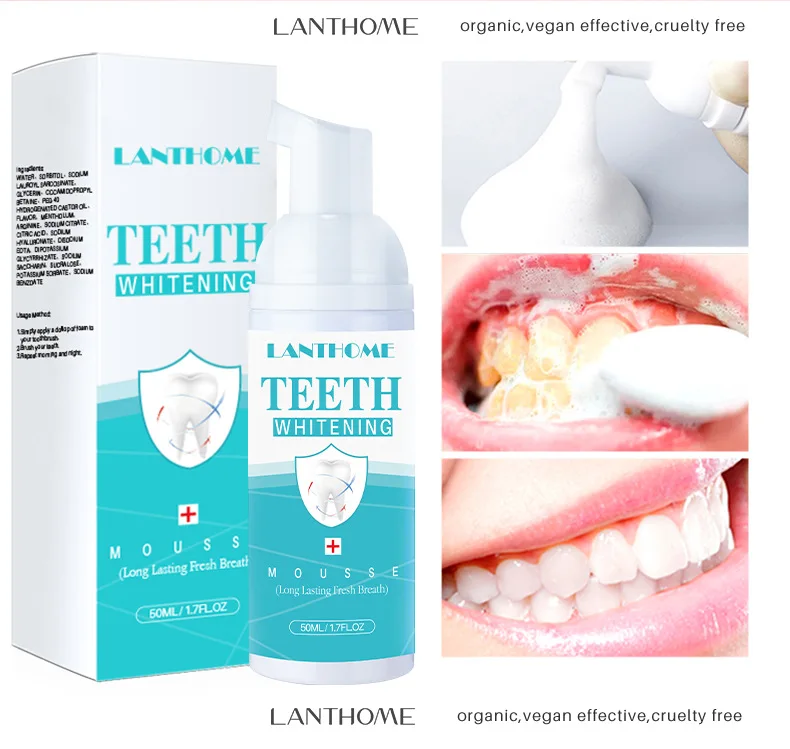 Teeth Mouthwash Whitening Toothpaste Foam,Ultra-fine Mousse Foam Whitening Products Deep Cleaning Toothpaste