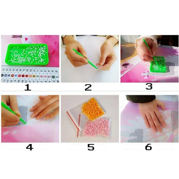 S-16011 5D Diy Diamond Painting Cross Stitch Full round Drill Landscape Diamond Painting