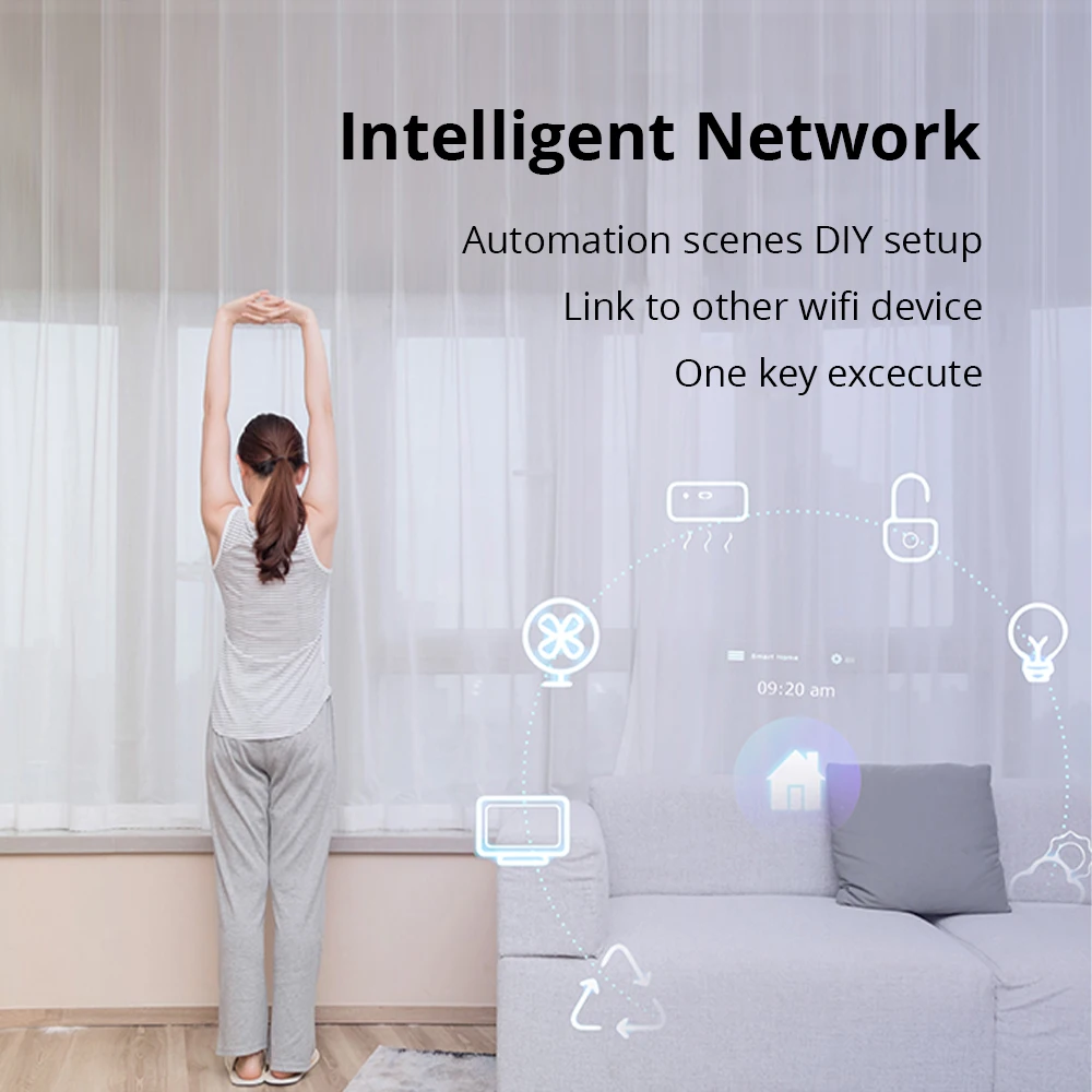 Умный выключатель Zemismart Tuya Zigbee умный с таймером для умного дома поддержкой Alexa и Google