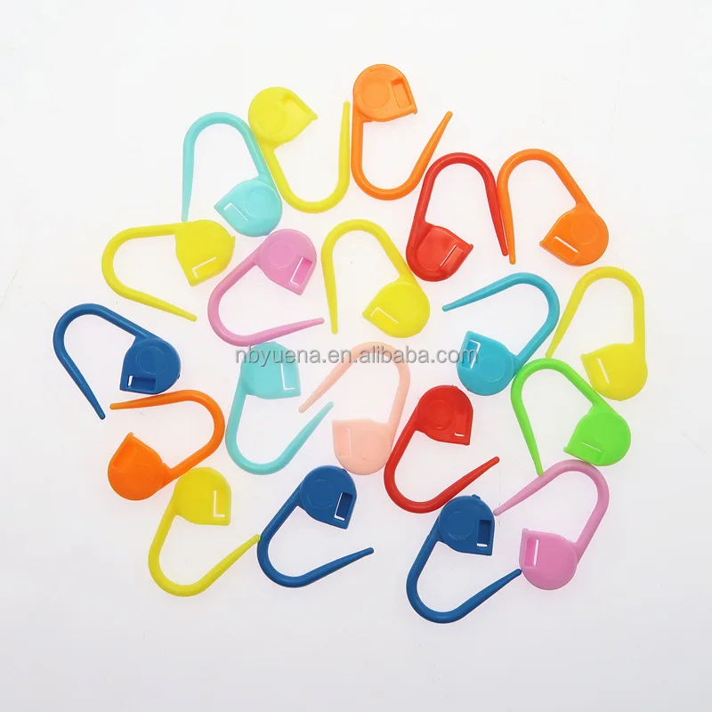 ANA mom Multicolor Plastic Small Stitch Markers 20 PCS In Blister Card