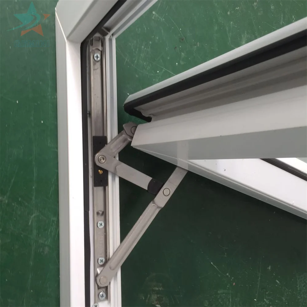 GEMINI wholesale house glass windows latest french pvc window tempered upvc window push out casement windows for house