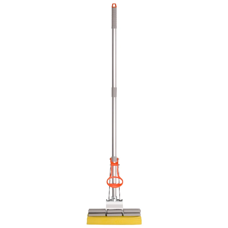 High Quality Aluminum Telescopic Pole Handle Super Water Absorption Pva Sponge Mop For Home Cleaning