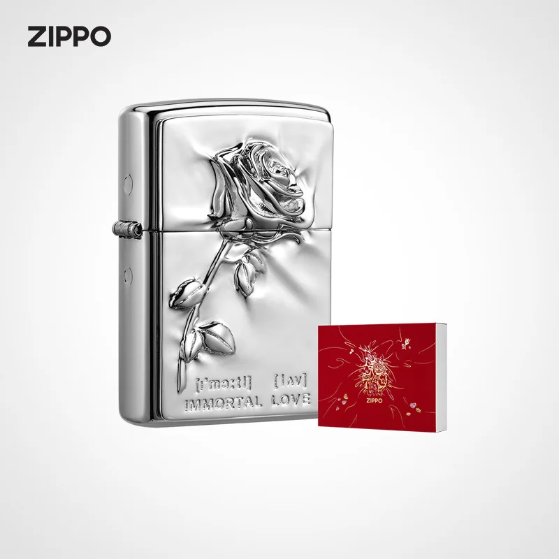 Z I P PO lighter plastic seal rose set LZE-0516-C01 sticker z ip p o windproof lighter