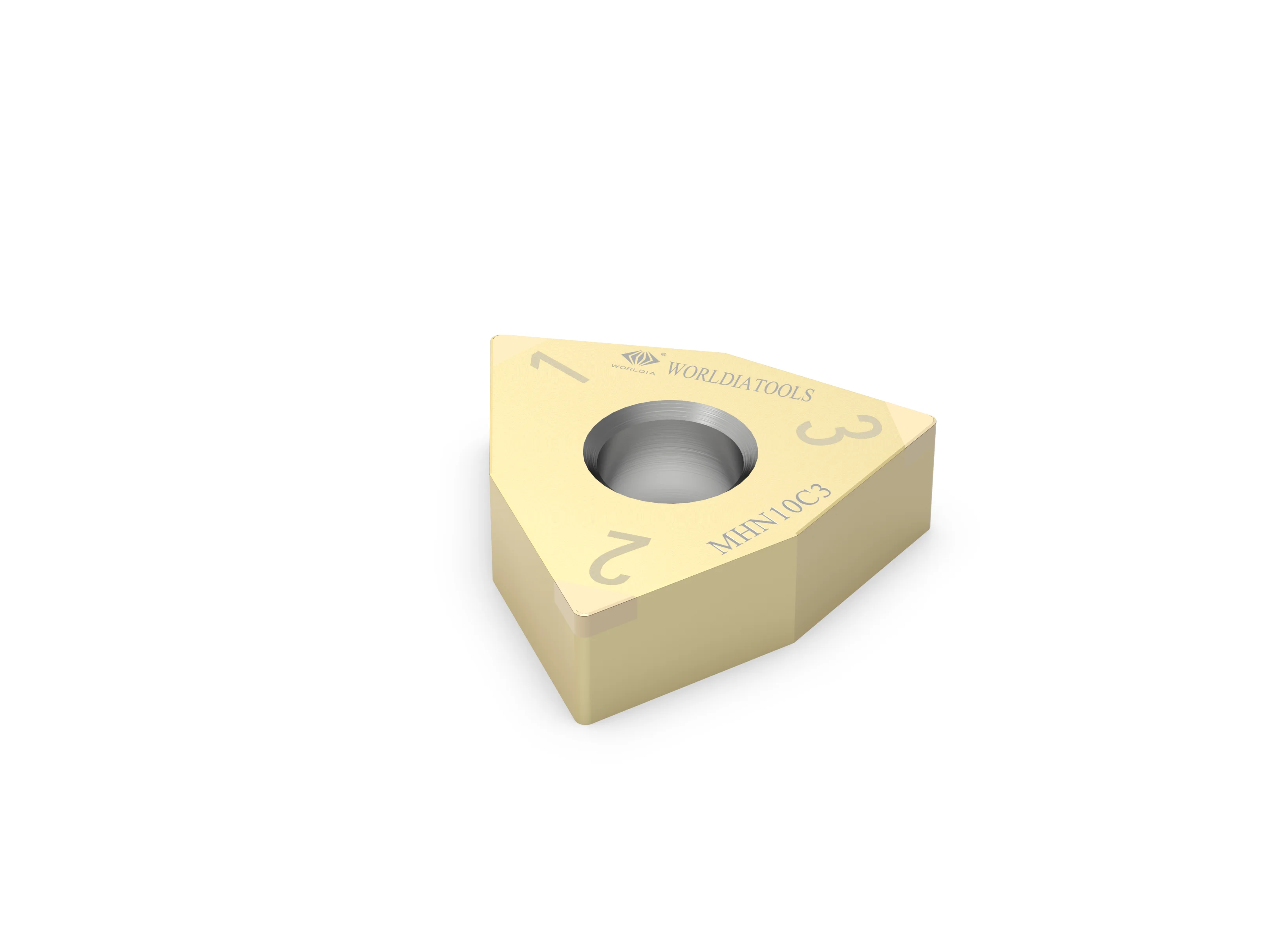 Diamond CBN tool WNGA060404-3N 3 tips MHN10C for light interrupted CNC cutting insert