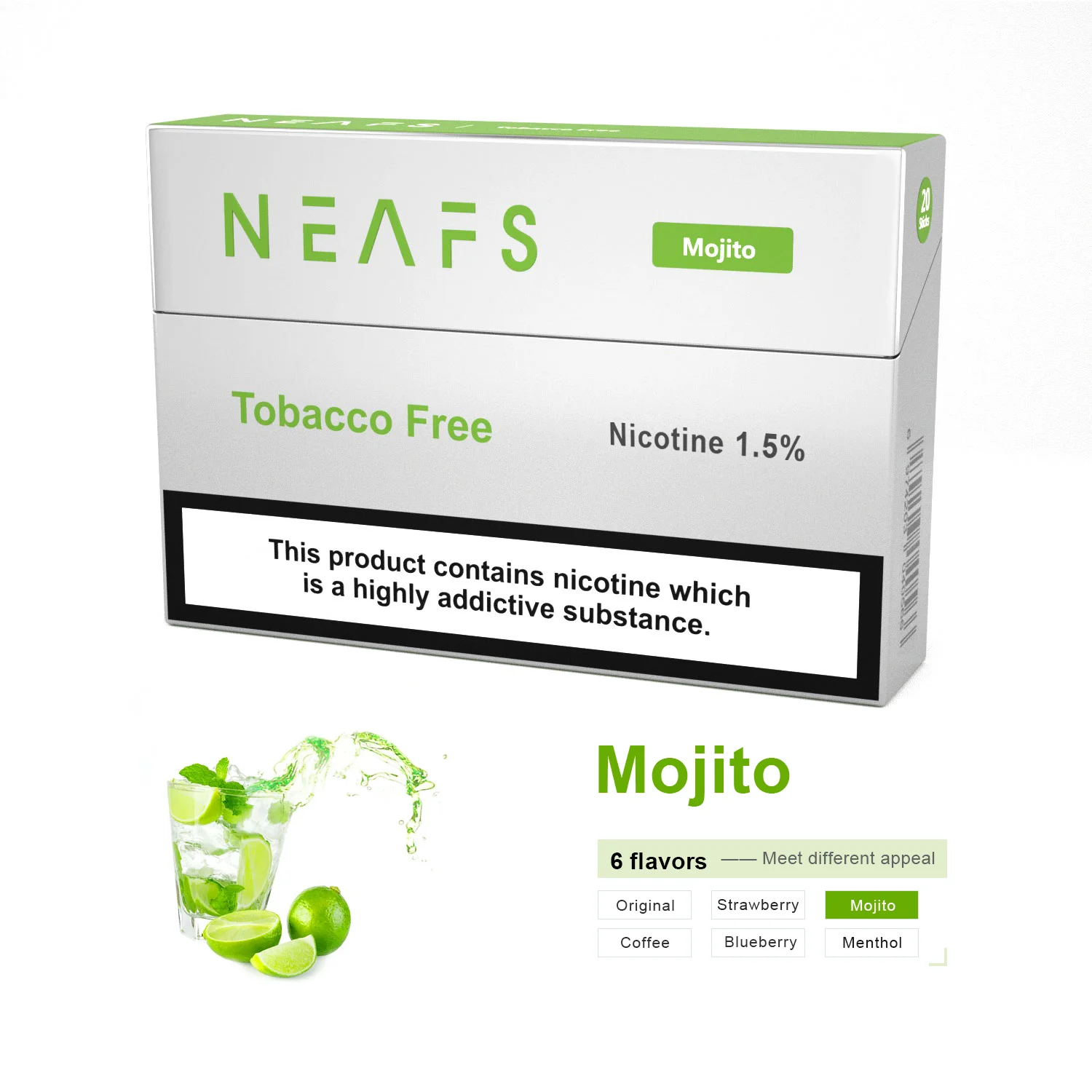 Чайные палочки без табака NEAFS, травяные палочки с подогревом, палочки с подогревом, не сжигают, iQO, для курения, бросить с 1.5% никотином