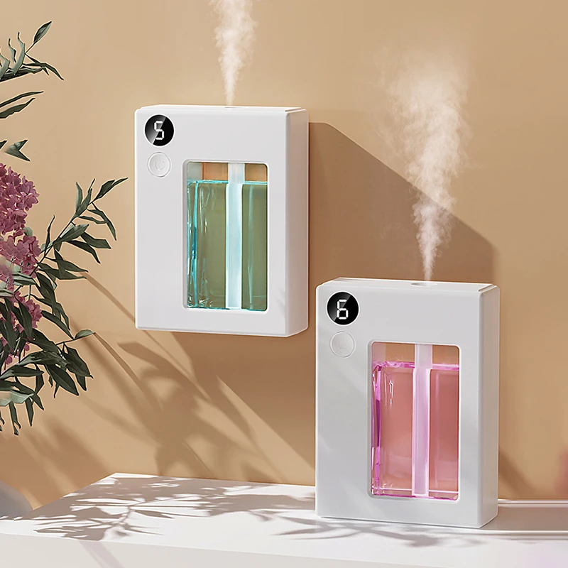 Mini Portable Household Smart Automatic Fragrance Sprayer Air Freshener Wall- mount Essential Oil Aroma Diffuser For Toilet
