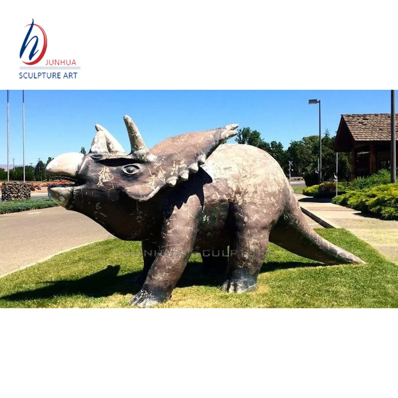 Custom Cast Bronze Statue Unicorns Brass Art Figure Statue Dinosaur Skeleton Mascot Work Animal Theme Art Work