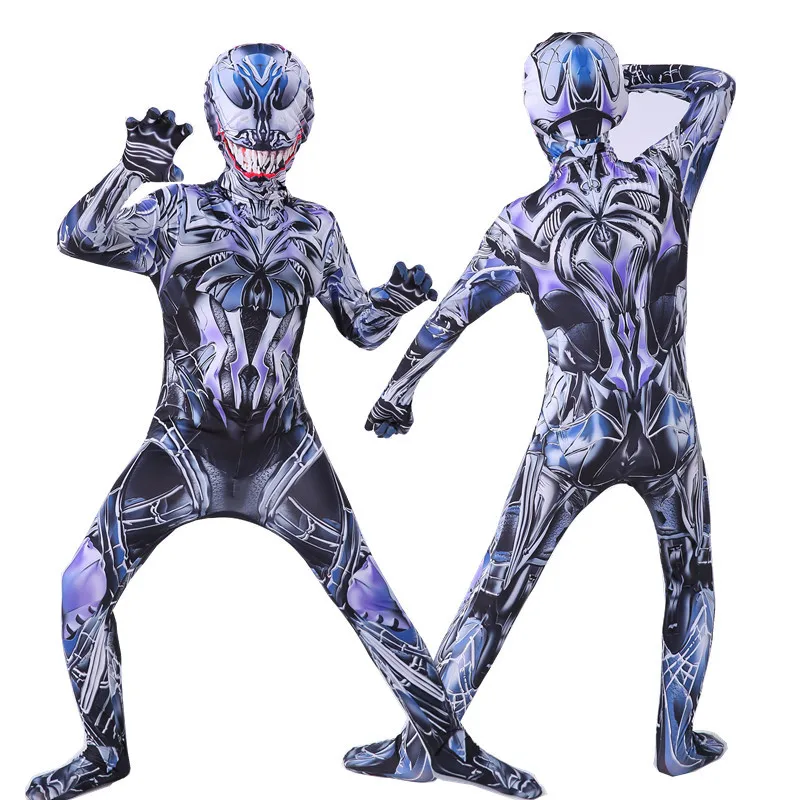 Anime Outfits Movie Muscle Bodysuit Adults Superhero Halloween Clothes Jumpsuit Scorpion Venom Cosplay Costumes
