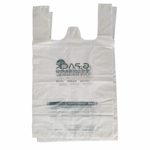 
Wholesale factory price biodegradable shopping plastic bag 