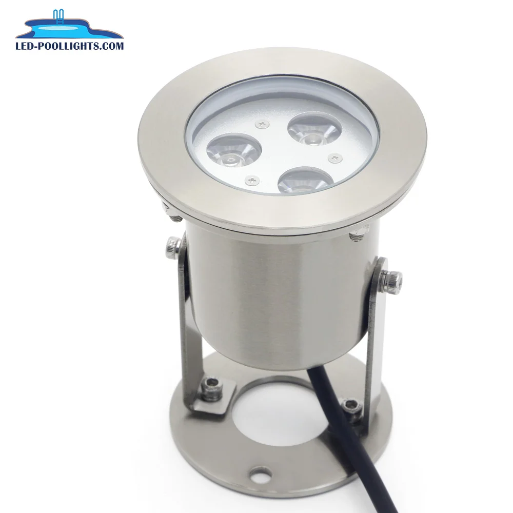 Huaxia CE Rohs IP68 waterproof 304SS Underwater LED Light 24V warm white Underwater Fountain Lamp IP68 Water Fountain Light