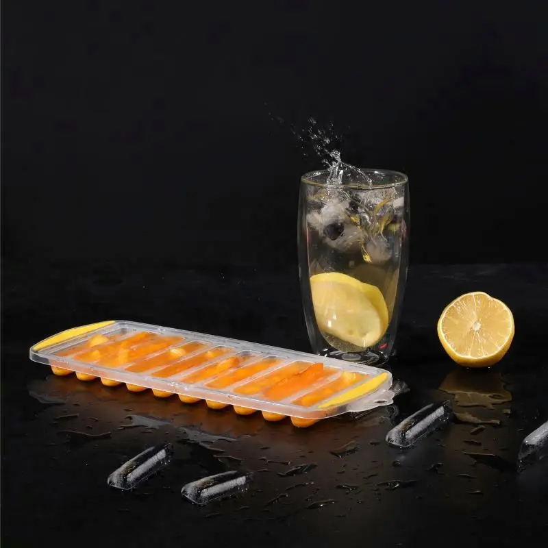 wholesale hot sell Reusable ten-hole 200ml whiskey ice bar Cube tray ball mold 10-hole ice maker ice box