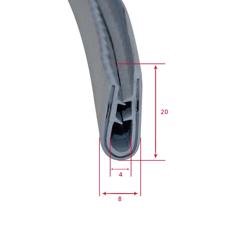 
Construction PVC guard sealing strip car door edge protector rubber 