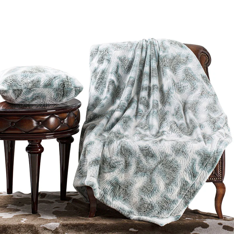
Soft fabric 100% polyester baby adult blanket textile office living room use blanket 