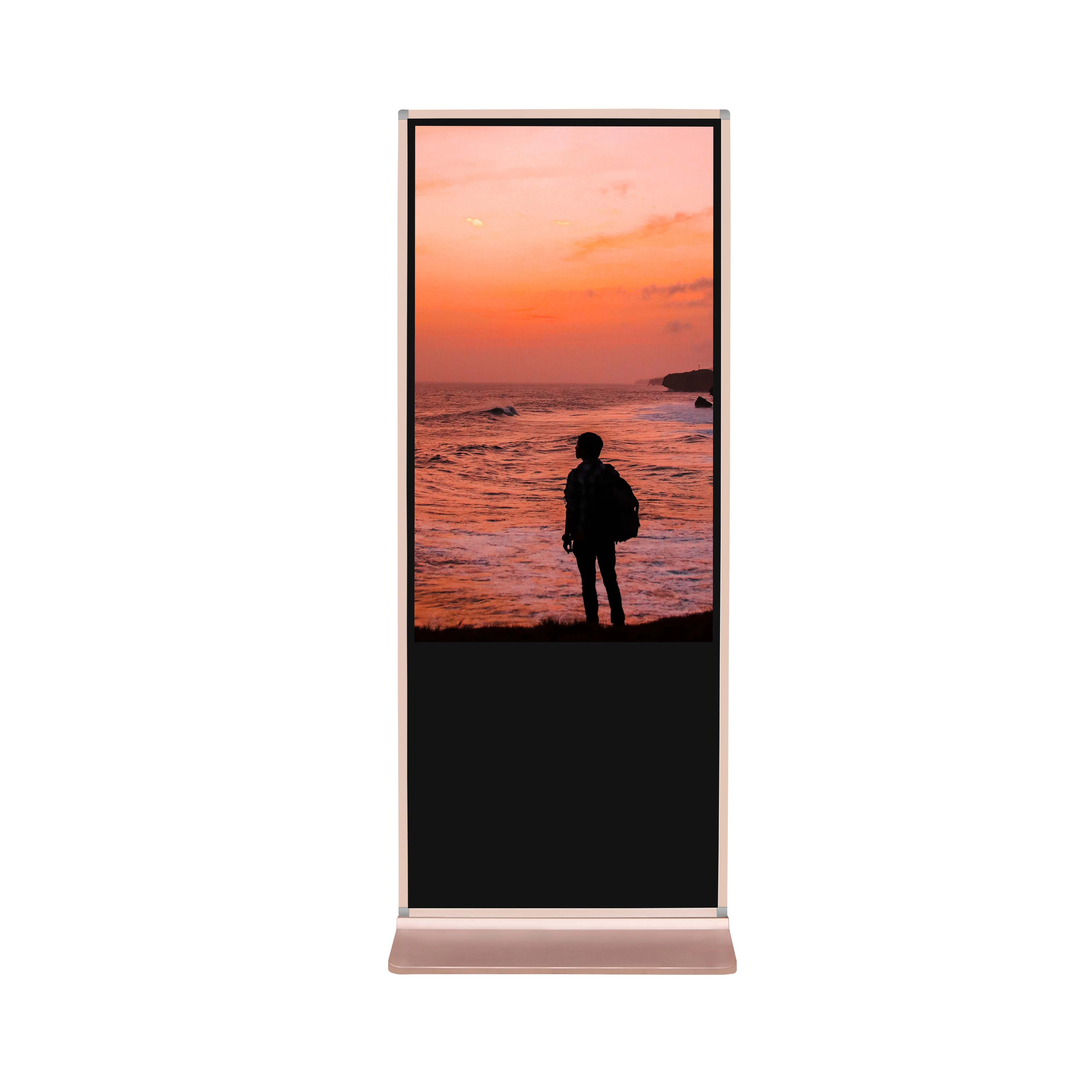 55 Inch Android Network Floor Standing Lcd Advertising Digital Signage Media Player