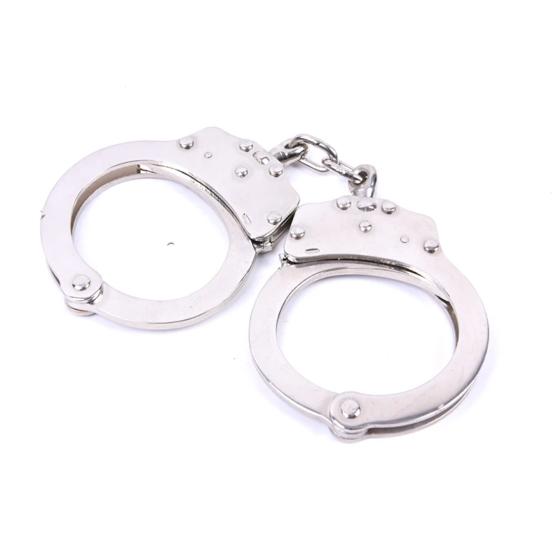 wholesale cheap tactical chain carbon steel & nickel plated handcuff