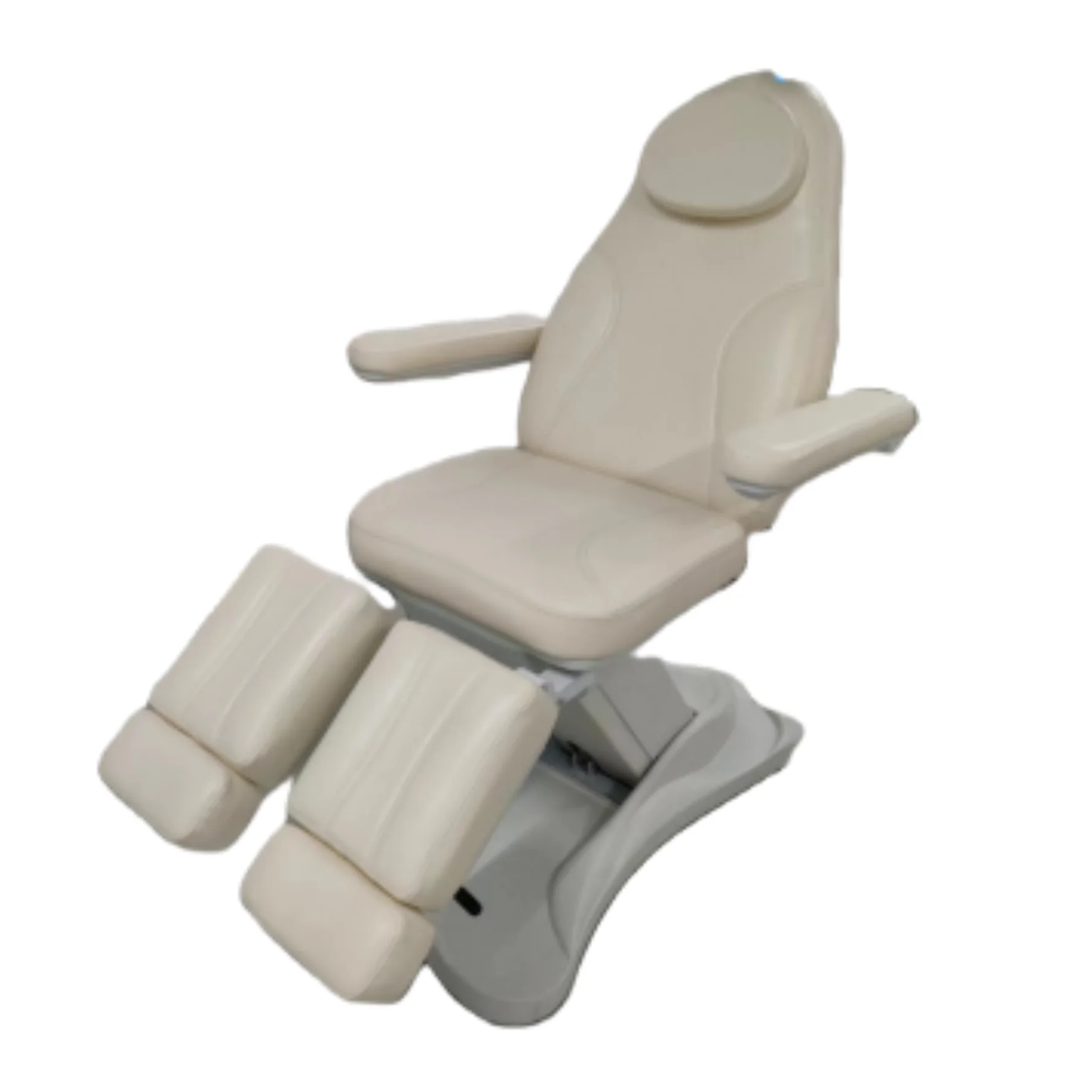 New Design Customized Split Leg Electric Podiatry Chair Small Base Pedicure Chair Hospital Furniture