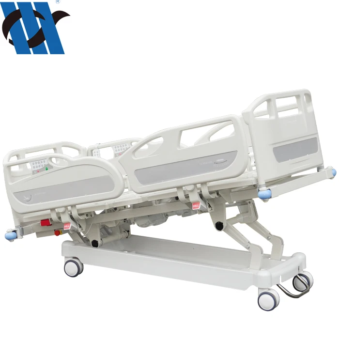 YC-5618K(I) Manufactured Nursing Hospital Bed Electric ABS Board Five Functions ICU Patient Bed