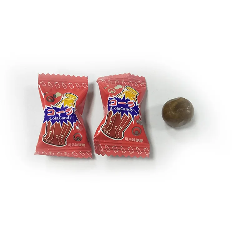 
China Factory Sale Casual Snack Cola Flavor Delicious Medible Sweet Hard Candies Wholesale 