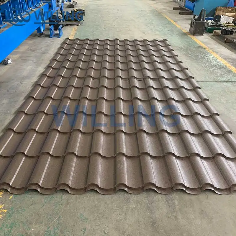 Steel Roof Tile Forming Machine Colored Roll forming Wall Application Core Motor Bearing Pump Gear Gearbox Engine Components