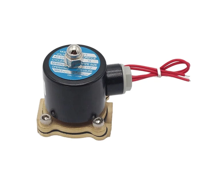 2W160-15 G3/8 'G1/4' латунные медные редукторные клапаны давления воды 1 дюйм водяной электромагнитный клапан, 12 В электромагнитный клапан