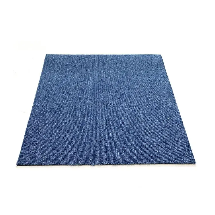 Hot Selling Carpet Tile Commercial Anti-Slip Carpet Tiles Flooring 50*50cm Bitumen Backing Carpet Tiles For Office